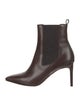 Brunello Cucinelli Leather Beaded Accents Chelsea Boots
