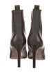 Brunello Cucinelli Leather Beaded Accents Chelsea Boots