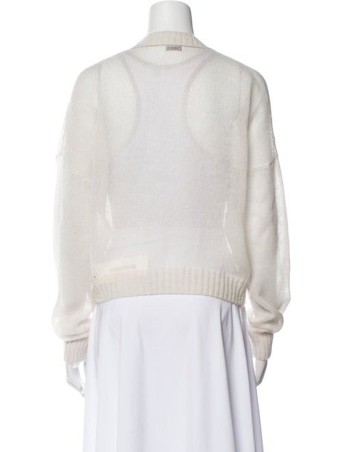 Brunello Cucinelli Mohair V-Neck Sweater