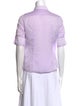 Brunello Cucinelli Short Sleeve Button-Up Top