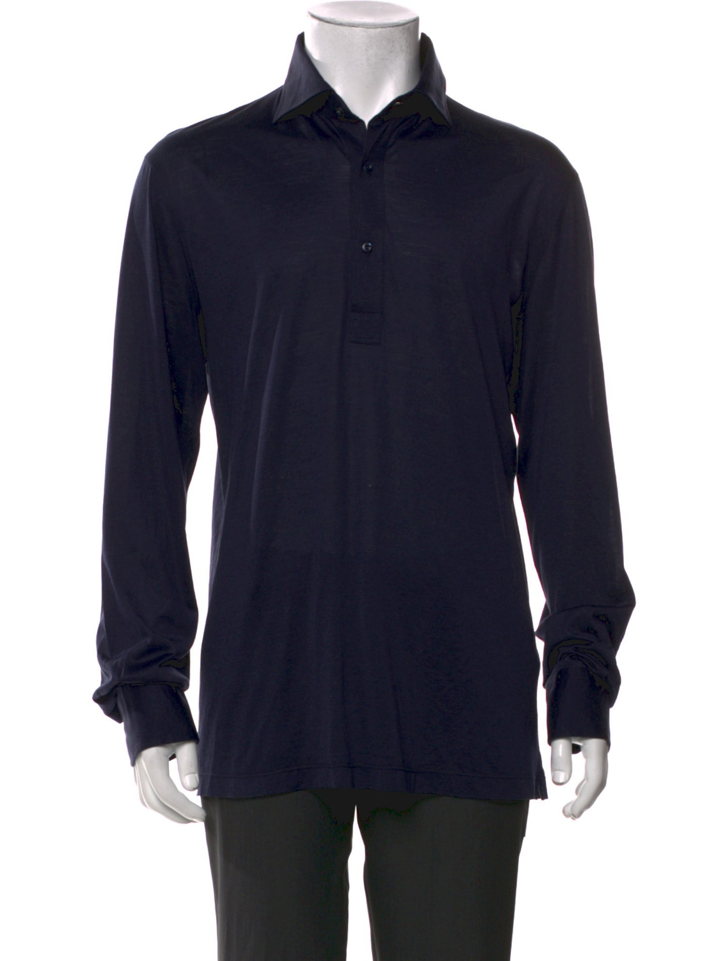 Brunello Cucinelli Silk Collar Polo Shirt