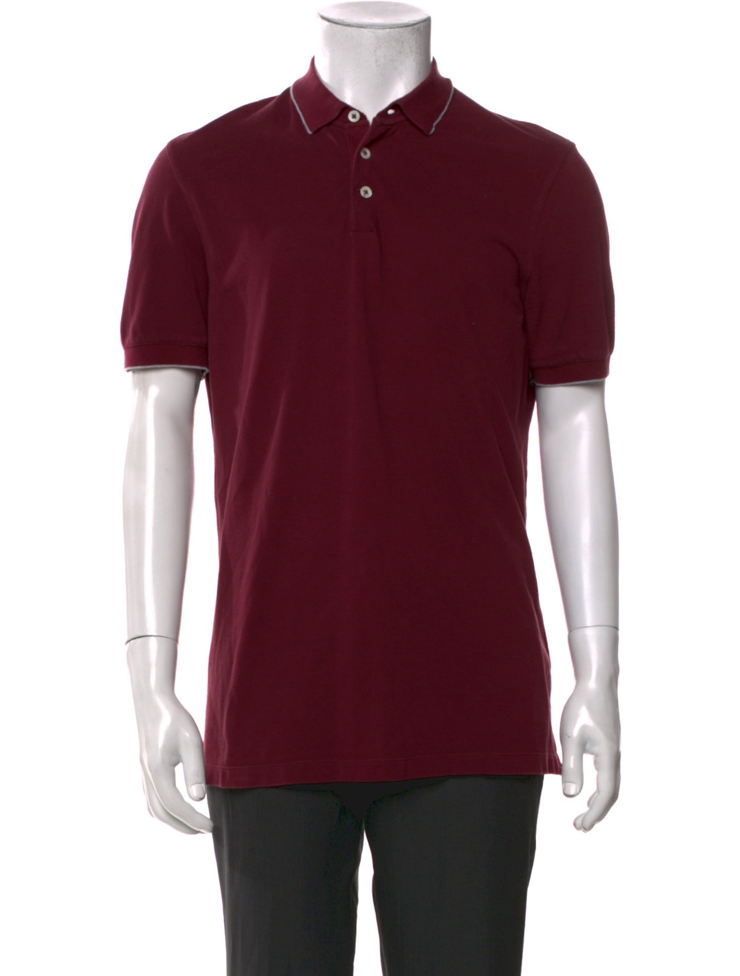 Brunello Cucinelli Collar Short Sleeve Polo Shirt