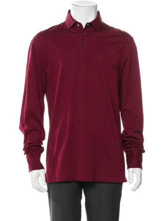 Brunello Cucinelli Collar Long Sleeve Polo Shirt