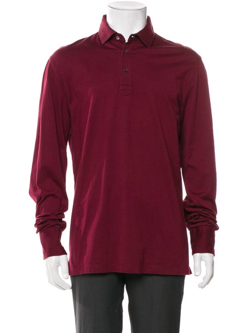 Brunello Cucinelli Collar Long Sleeve Polo Shirt
