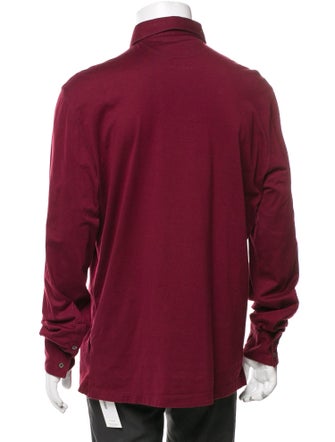 Brunello Cucinelli Collar Long Sleeve Polo Shirt