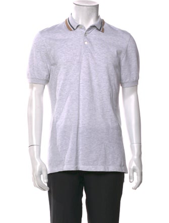 Brunello Cucinelli Collar Short Sleeve Polo Shirt