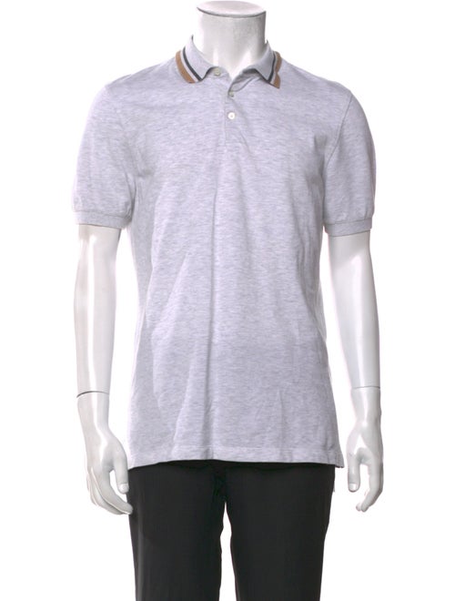 Brunello Cucinelli Collar Short Sleeve Polo Shirt