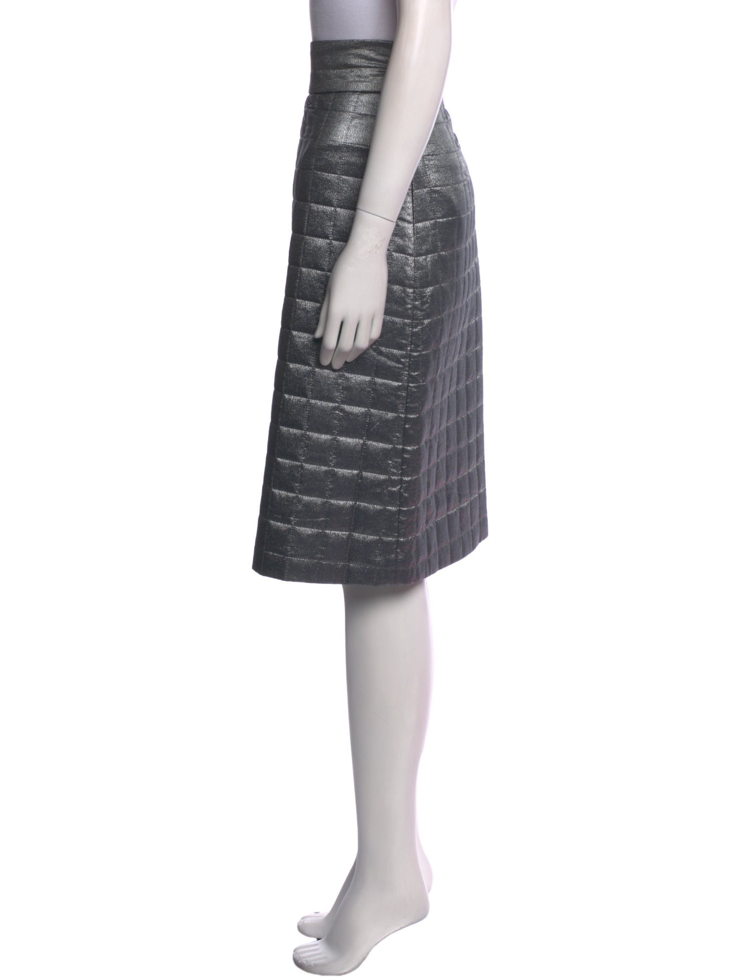 Brunello Cucinelli Striped Knee-Length Skirt