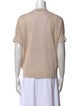 Brunello Cucinelli Linen Crew Neck Top