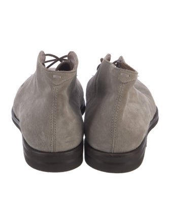 Brunello Cucinelli Suede Lace-Up Boots