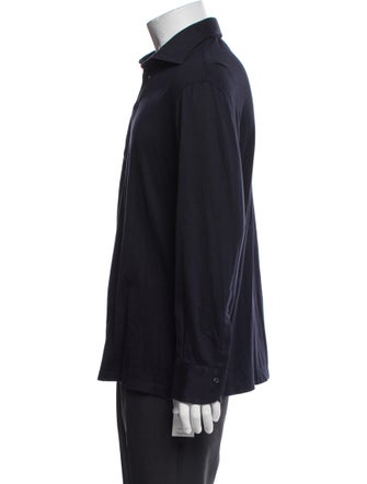 Brunello Cucinelli Silk Long Sleeve Shirt