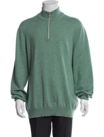 Brunello Cucinelli Cashmere Mock Neck Pullover
