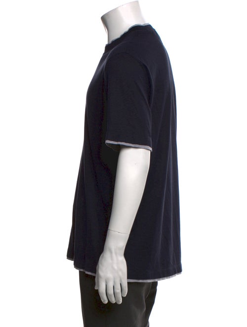 Brunello Cucinelli Silk Crew Neck T-Shirt