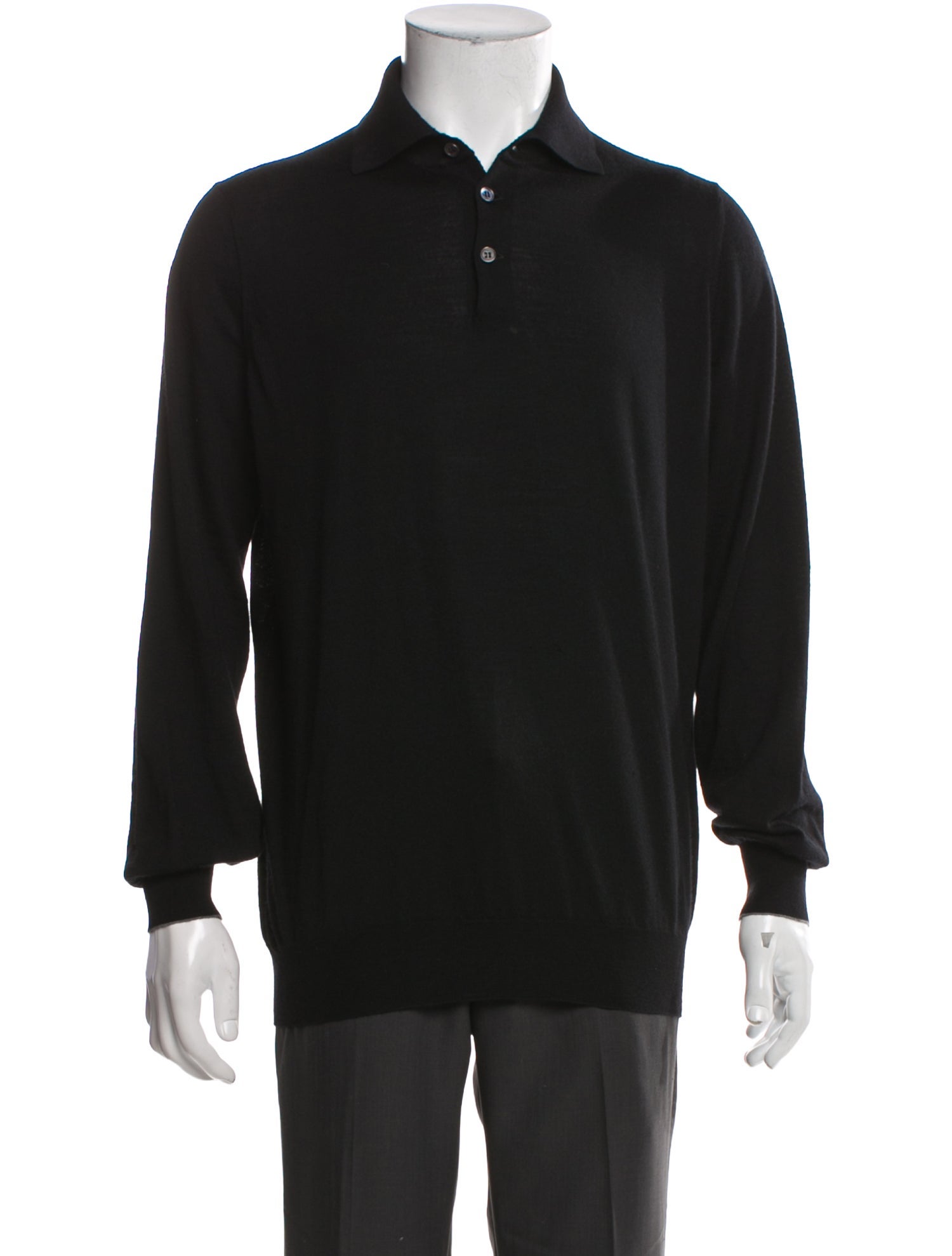 Brunello Cucinelli Virgin Wool Long Sleeve Shirt