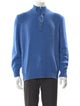 Brunello Cucinelli Cashmere Mock Neck Polo Sweater