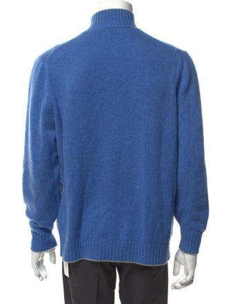 Brunello Cucinelli Cashmere Mock Neck Polo Sweater