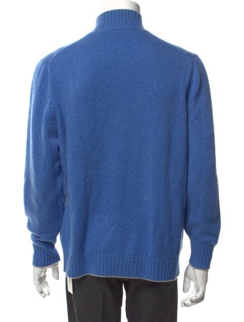 Brunello Cucinelli Cashmere Mock Neck Polo Sweater