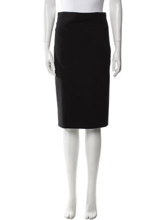 Brunello Cucinelli Virgin Wool Knee-Length Skirt