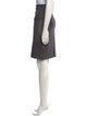 Brunello Cucinelli Leather Knee-Length Skirt