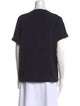 Brunello Cucinelli Silk V-Neck T-Shirt