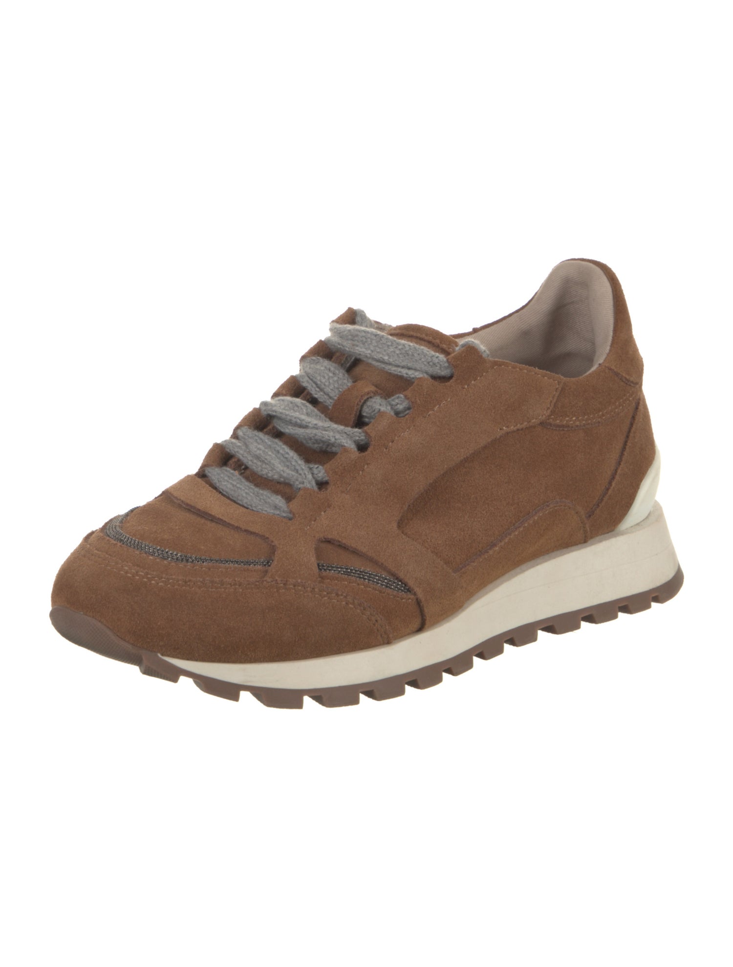 Brunello Cucinelli Monili Suede Sneakers