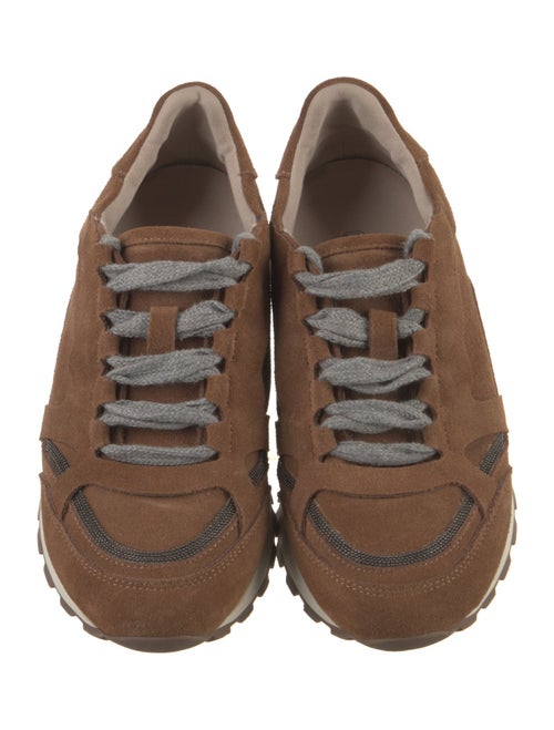 Brunello Cucinelli Monili Suede Sneakers