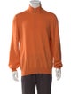 Brunello Cucinelli Cashmere Mock Neck Polo Sweater