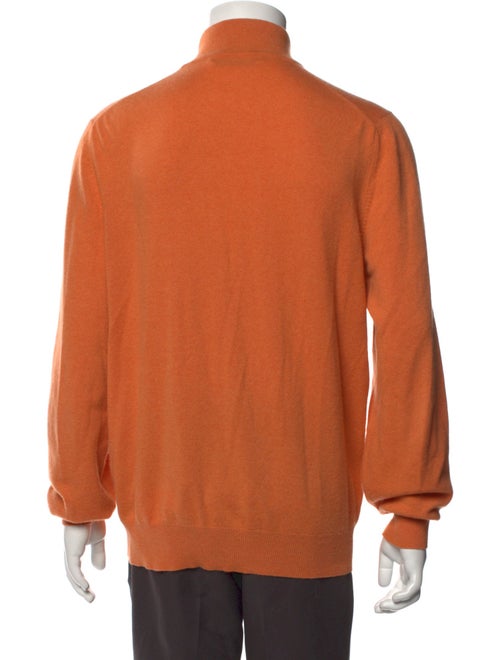 Brunello Cucinelli Cashmere Mock Neck Polo Sweater
