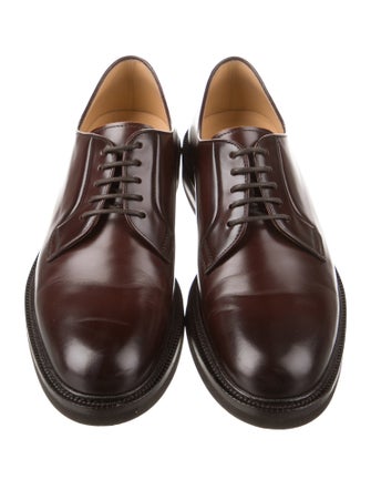Brunello Cucinelli Leather Derby Shoes