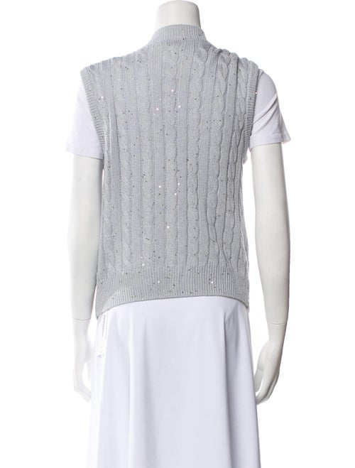 Brunello Cucinelli Linen V-Neck Sweater