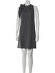 Brunello Cucinelli Crew Neck Mini Dress