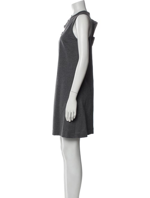 Brunello Cucinelli Crew Neck Mini Dress