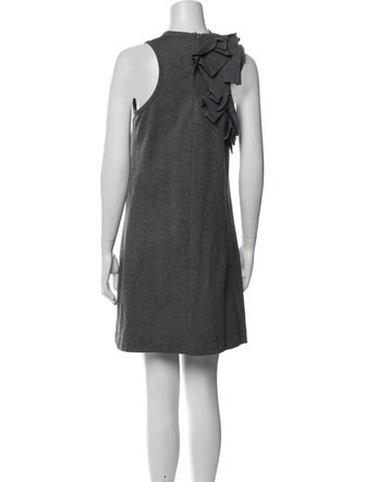 Brunello Cucinelli Crew Neck Mini Dress