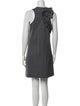 Brunello Cucinelli Crew Neck Mini Dress