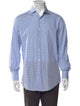 Brunello Cucinelli Plaid Print Long Sleeve Dress Shirt