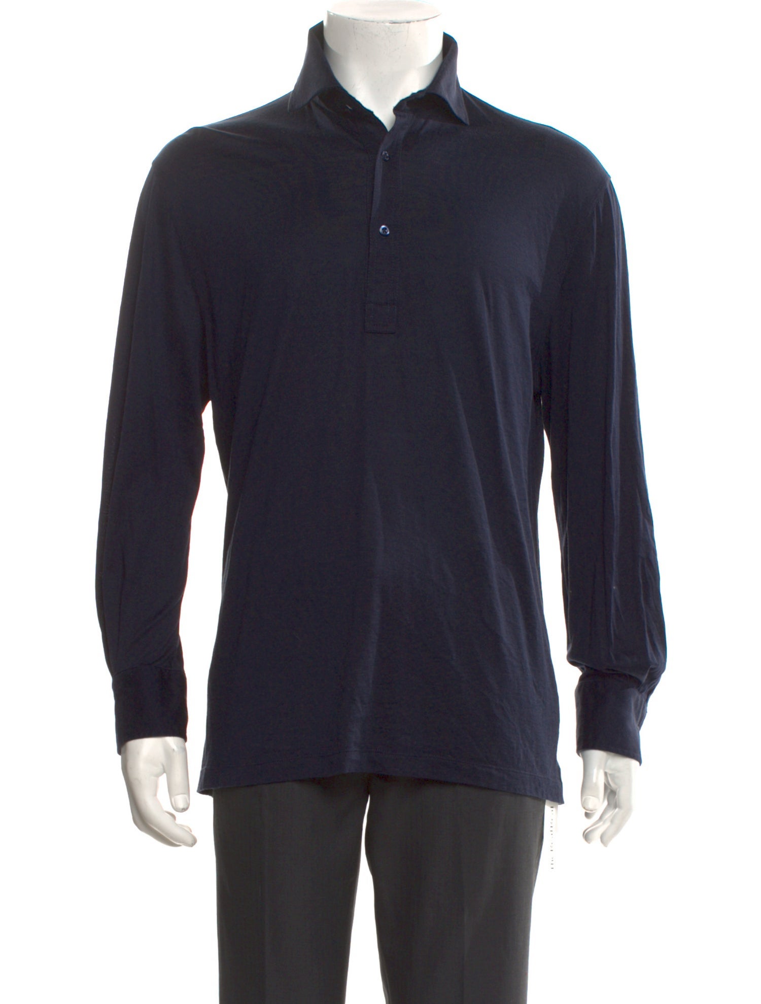 Brunello Cucinelli Silk Collar Polo Shirt