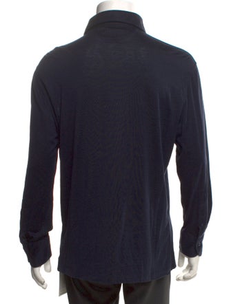 Brunello Cucinelli Silk Collar Polo Shirt