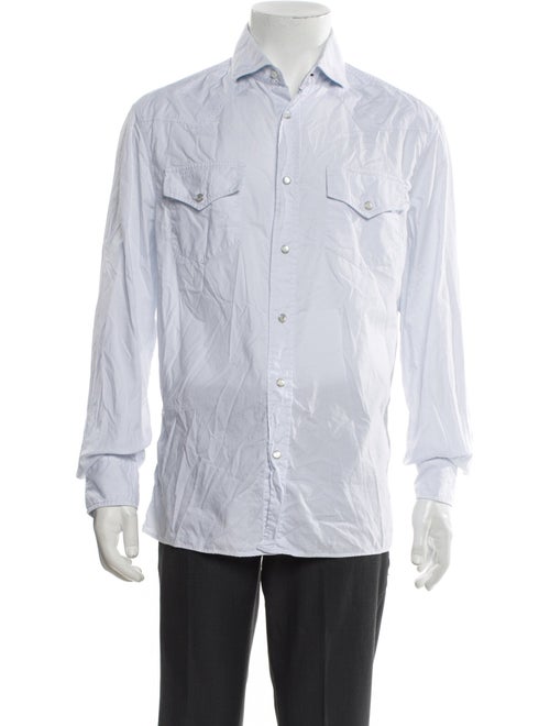 Brunello Cucinelli Long Sleeve Western Shirt