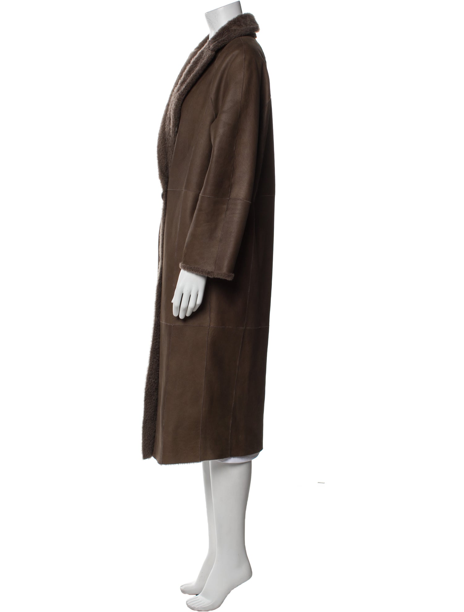 Brunello Cucinelli Shearling Fur Coat