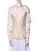 Brunello Cucinelli Long Sleeve Button-Up Top