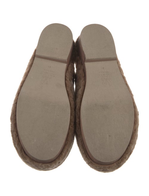 Brunello Cucinelli Monili Shearling Mules