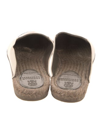 Brunello Cucinelli Monili Leather Espadrilles