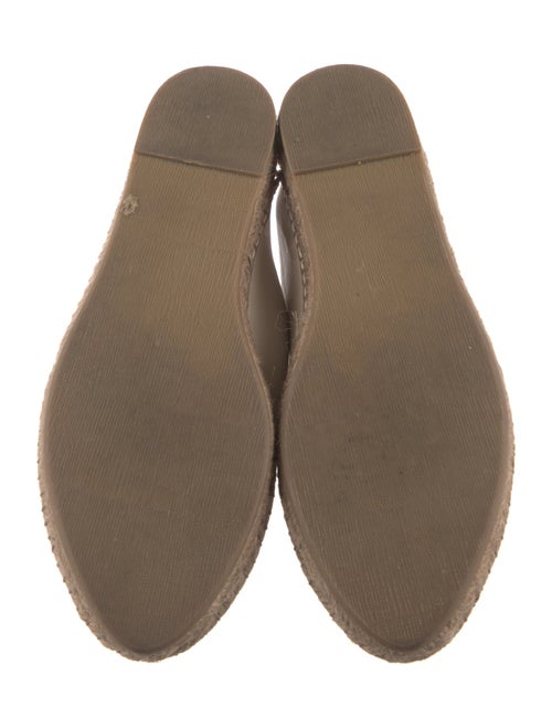 Brunello Cucinelli Monili Leather Espadrilles