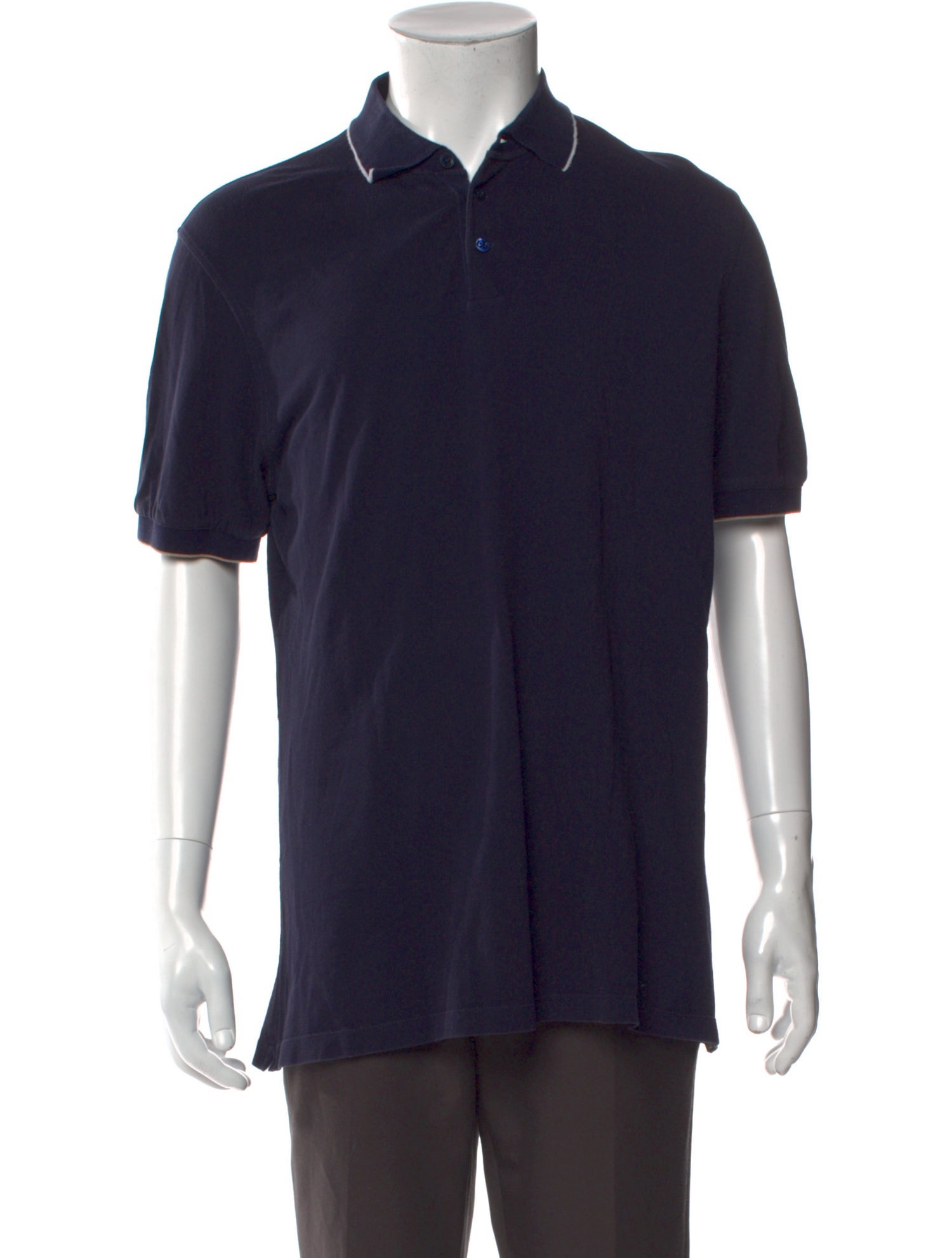 Brunello Cucinelli Collar Short Sleeve Polo Shirt