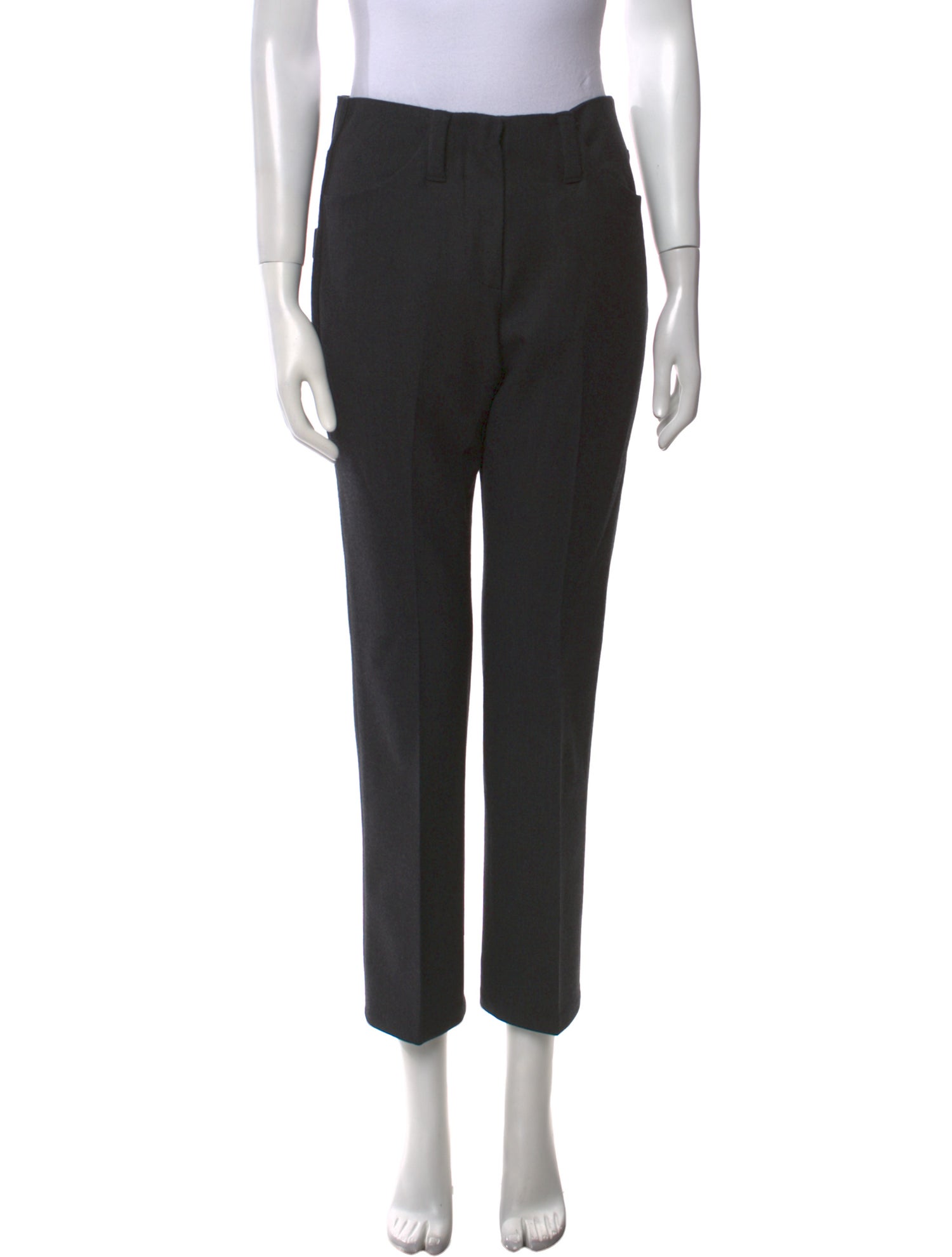 Brunello Cucinelli Virgin Wool Straight Leg Pants