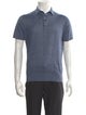 Brunello Cucinelli Linen Collar Polo Shirt