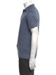Brunello Cucinelli Linen Collar Polo Shirt