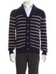 Brunello Cucinelli Striped V-Neck Cardigan