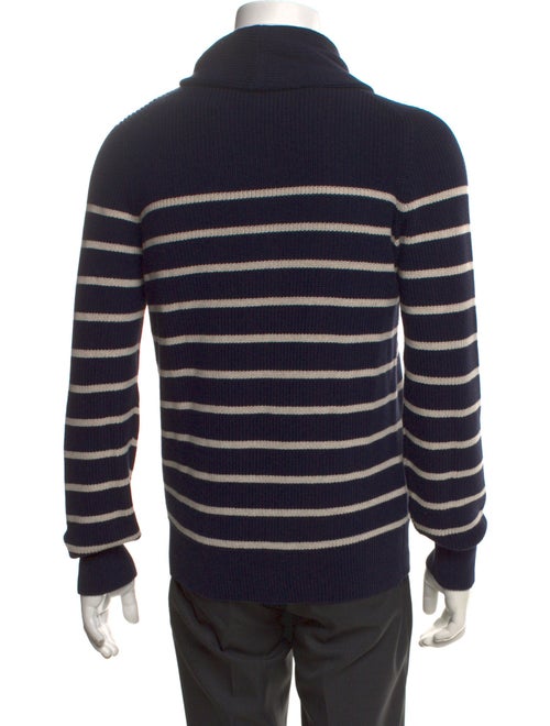 Brunello Cucinelli Striped V-Neck Cardigan
