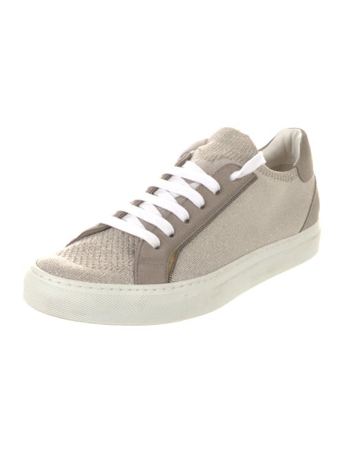 Brunello Cucinelli Colorblock Pattern Sneakers